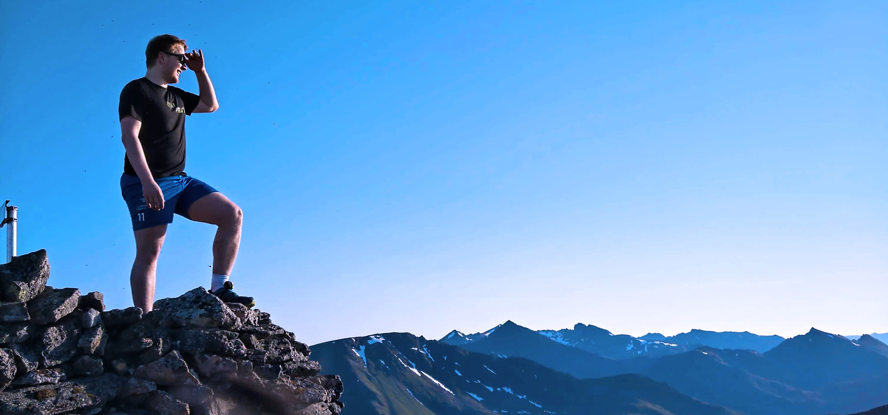 Christian på Accountor Vesterålen kombinerer jobb og fritid