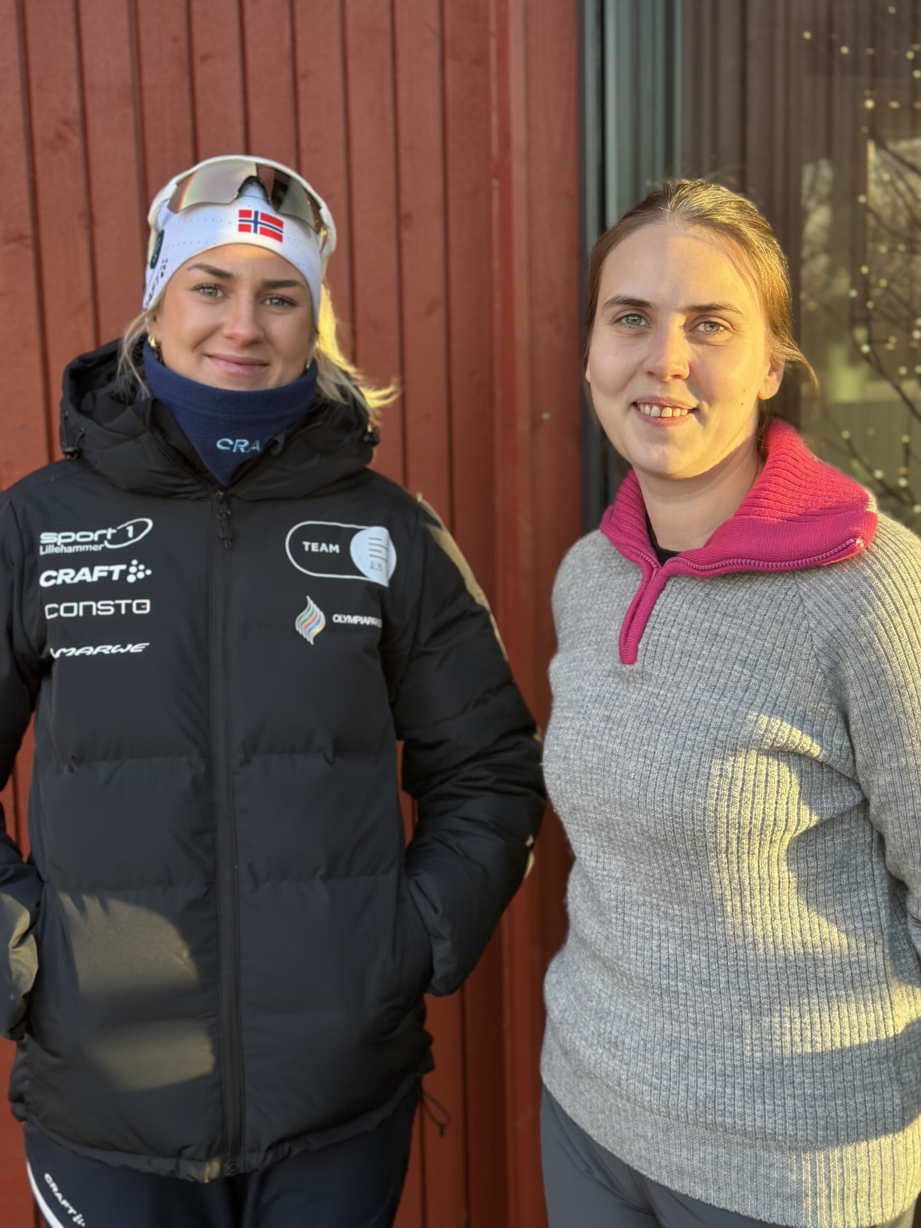 Maren Bakken og Tina Randen ved siden av hverandre