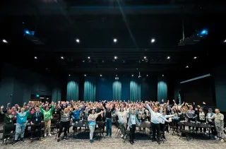 Ansatte i Accountor samlet for Accountor forum